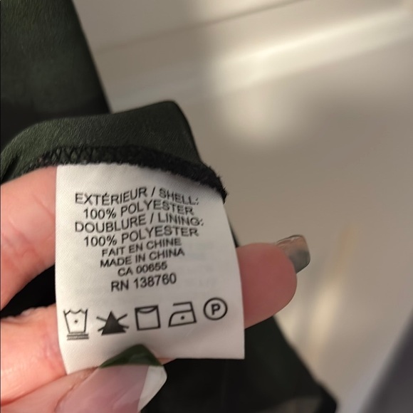 Green and Black Striped Knee-Length Sleeveless Dress - Picture 5 of 5